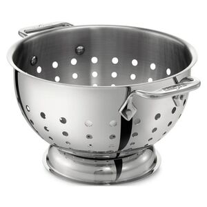 All-Clad Colander 5 Quart, Stainless Steel premium strainer- NIB! Discnt Ship